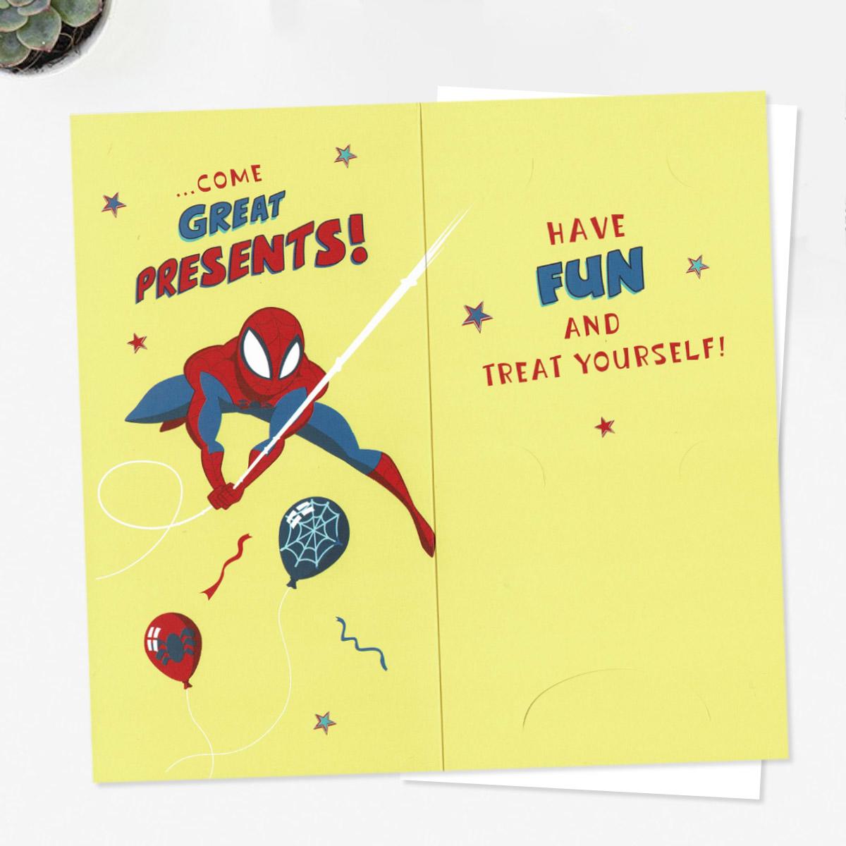 Inside with greeting