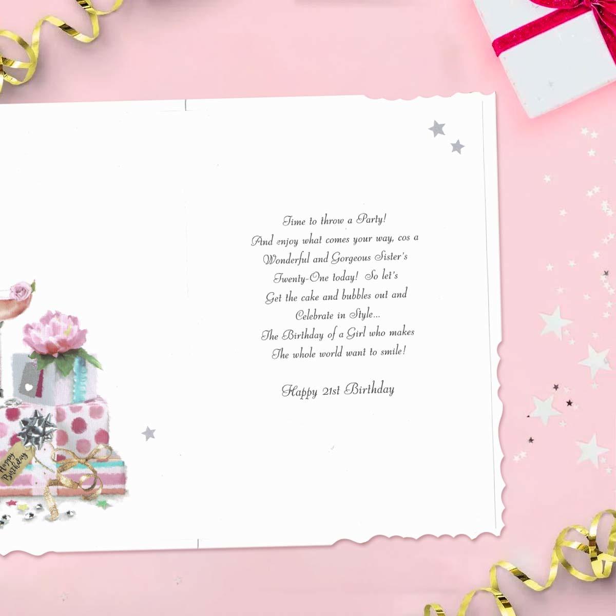 Insert with colour insert and verse