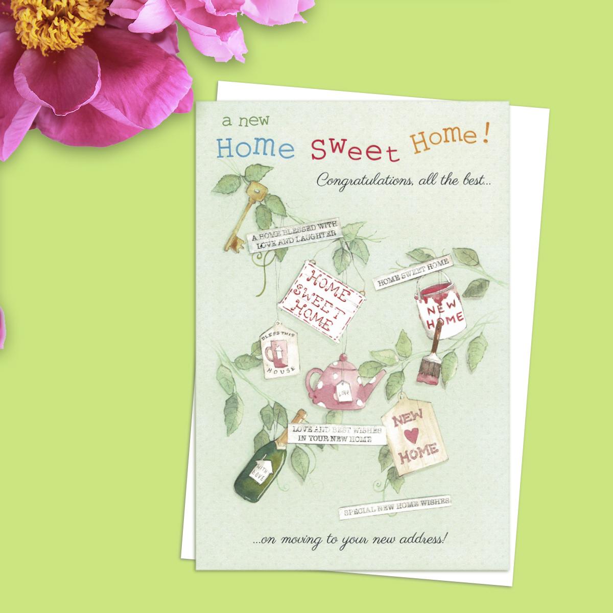 New Home Sweet Home Card Front Image