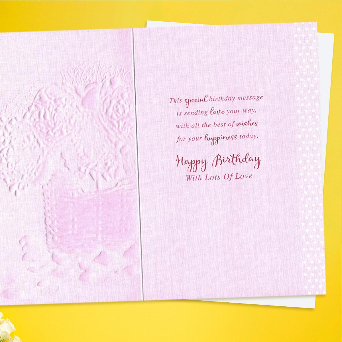 Inside with greeting