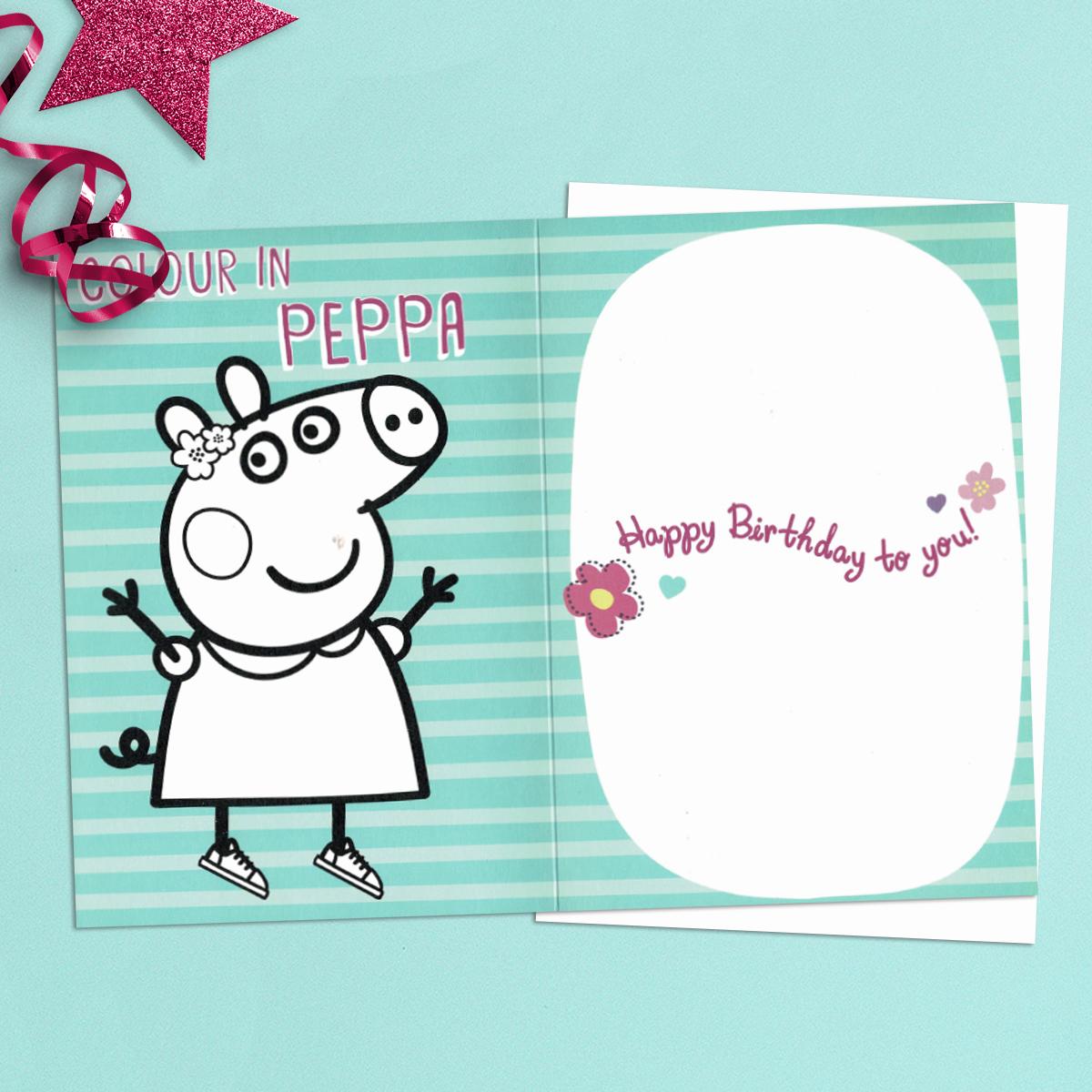 Inside Colour In Peppa Pig And Greeting