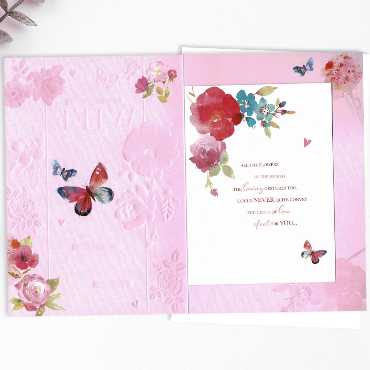 Inside 1 Printed Insert With Colour Images And Heartfelt Verse