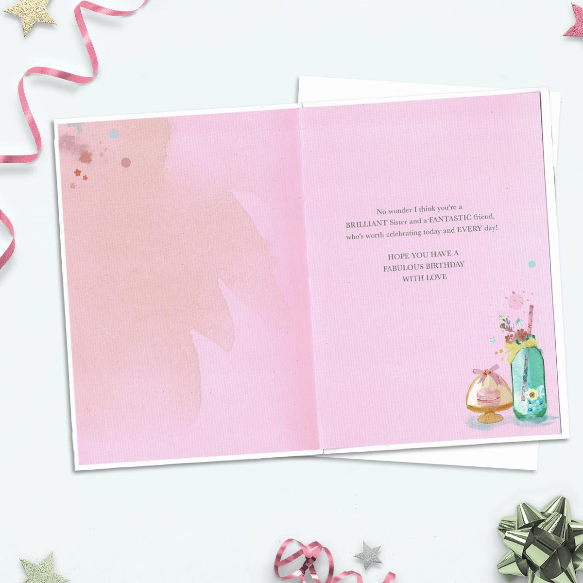 Insert is Pink/Peach In Colour And Depicts Smaller Image As On Front And Verse