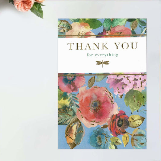 Thoughts Of You - Thank You For Everything Card Front Image