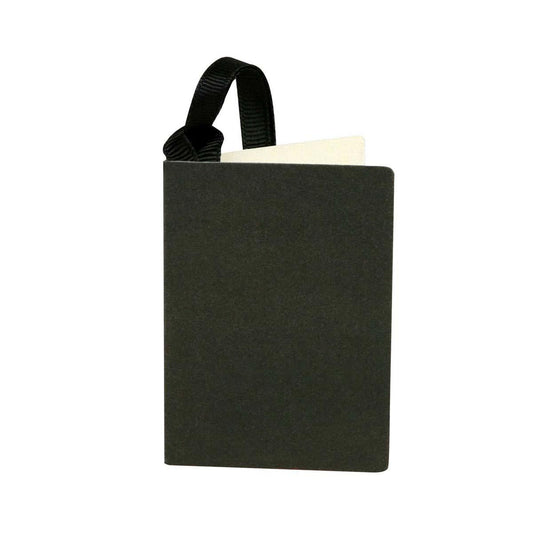 Single Black Gift Tag Displayed In Full