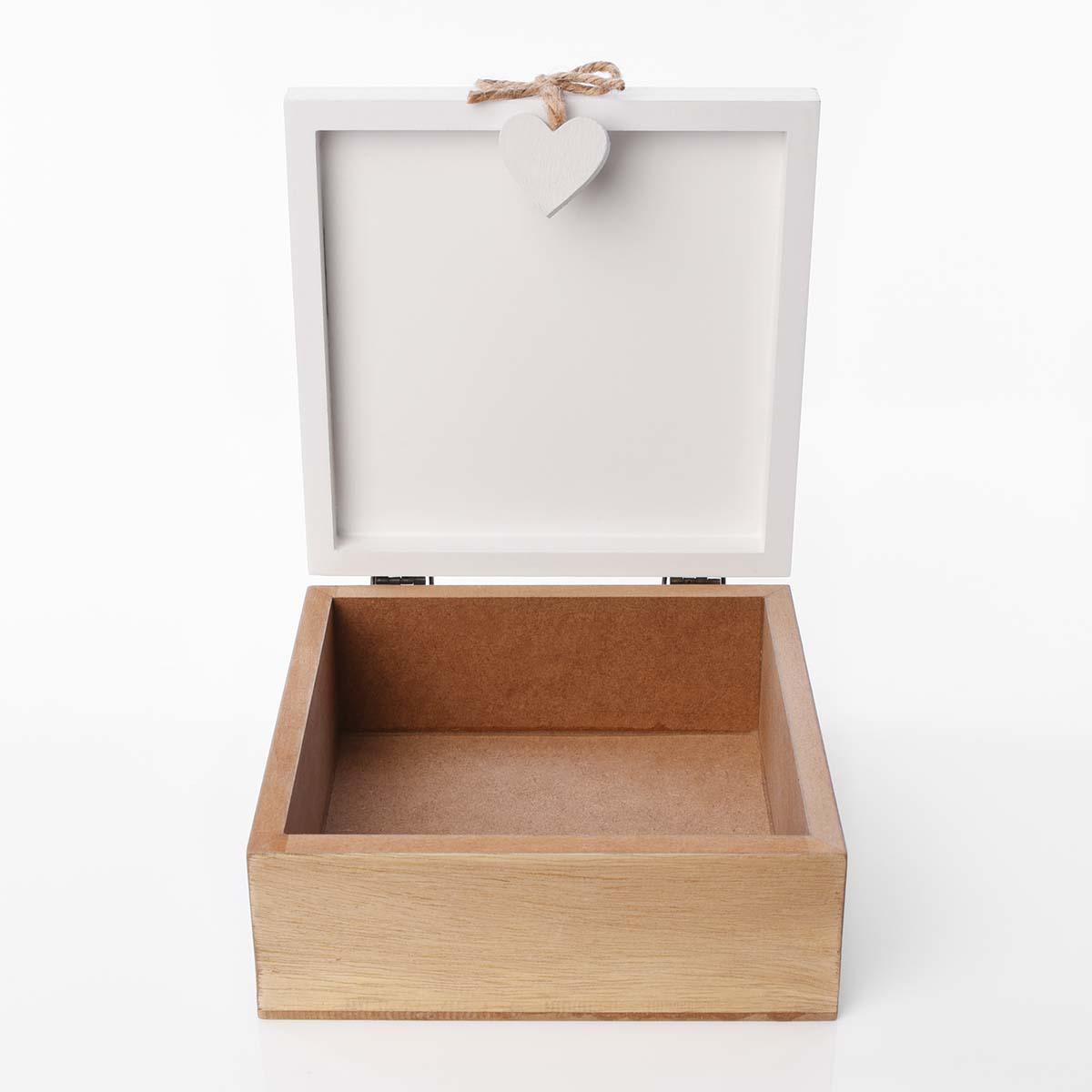 Inside Of Keepsake Box Showing Space Available