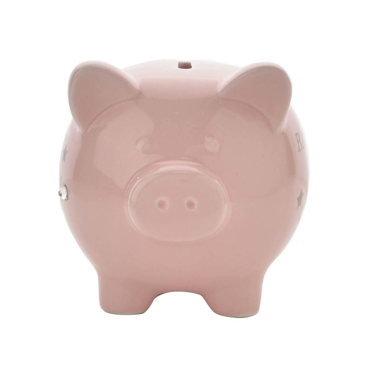 Revers Of Piggy Bank Shown