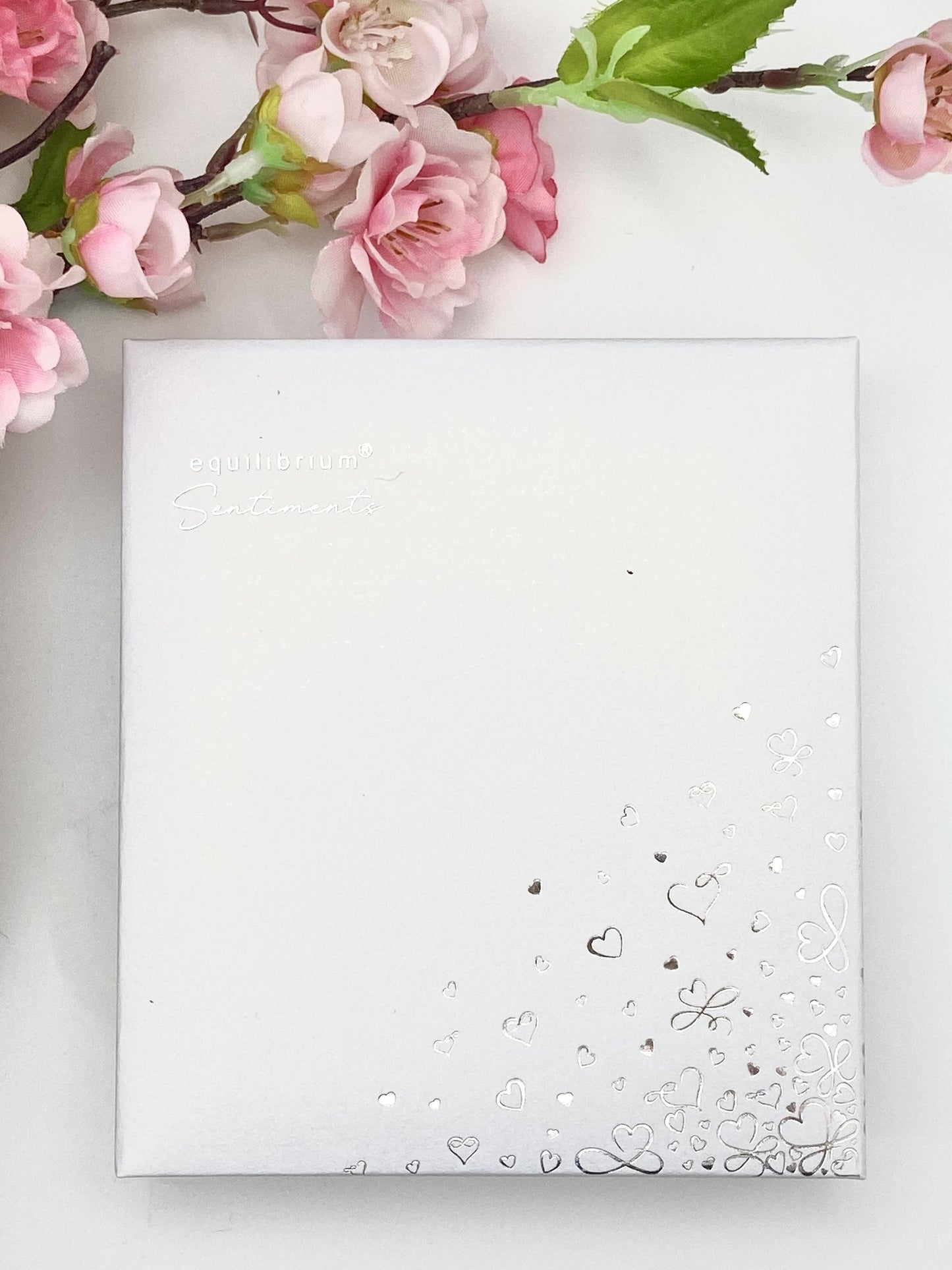 White Presentation Box Shown Closed