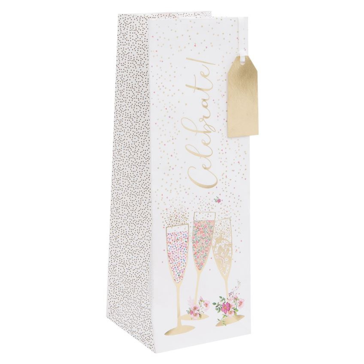 Gift Bag - Bottle Bag Celebrate Champagne Front Image