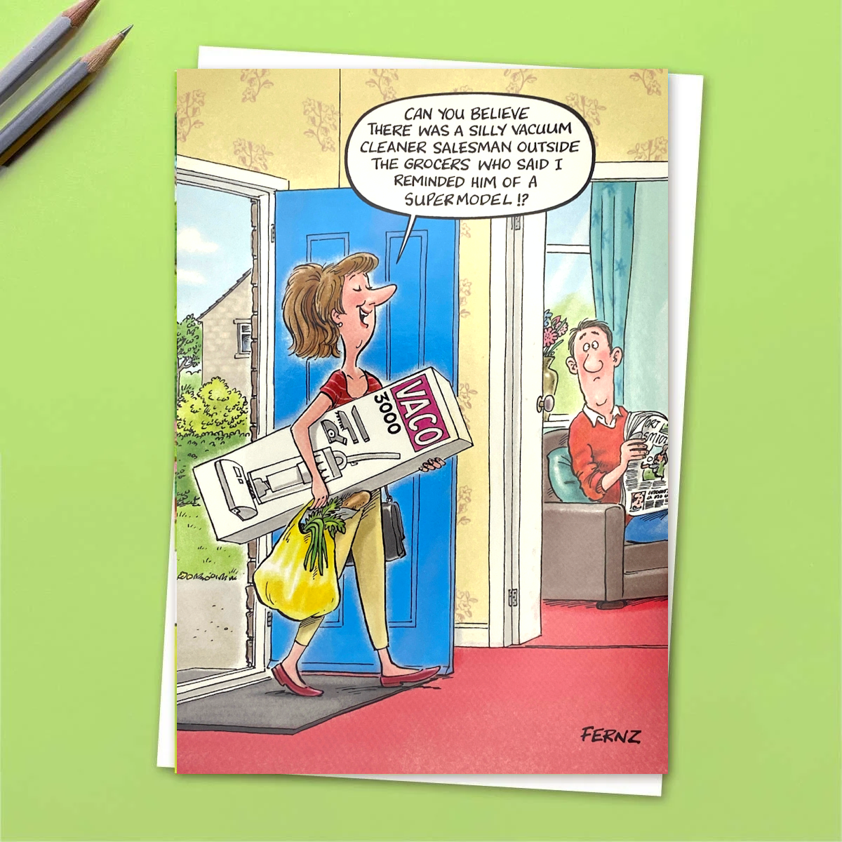 The Funny Side Of Life - Vacuum Front Image