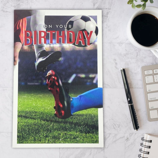 Gentlemen's Gallery Birthday Card - Football