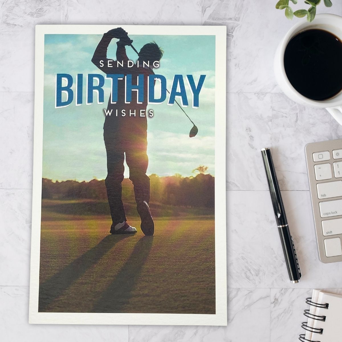 Gentlemen's Gallery Birthday Card - Golfer