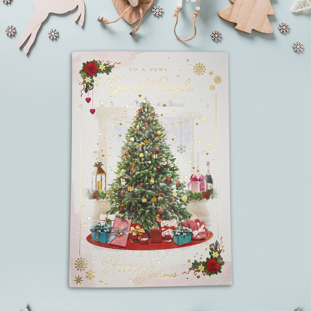 Special Couple Christmas Card - Brighstone Christmas Tree