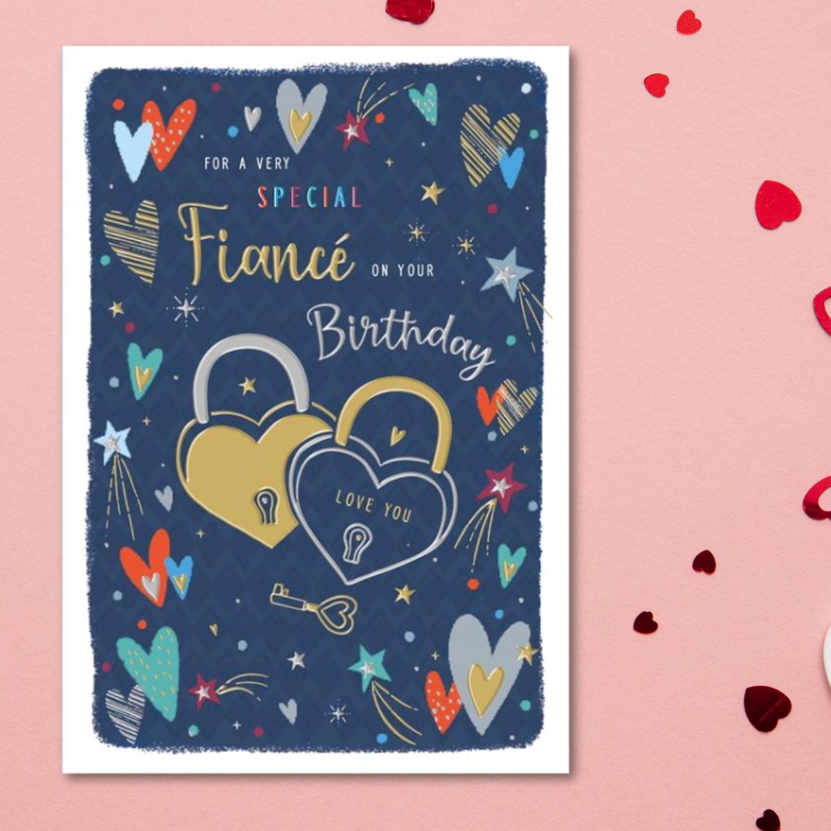 Fiance Birthday Card - Pavillion Hearts