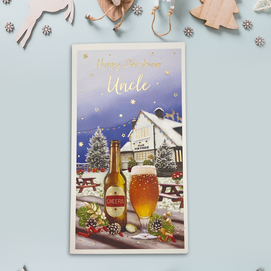 Uncle Christmas Card - Essence Pub Beers & Cheers