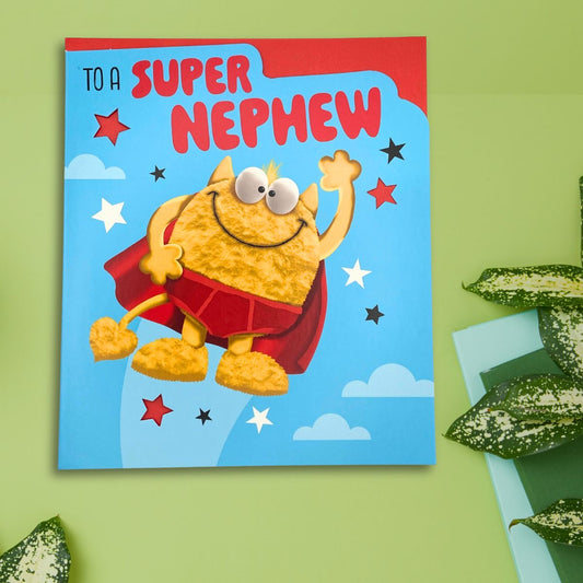 Nephew Birthday Card - My Monster