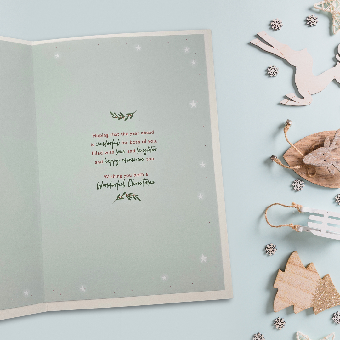 Both Of You Christmas Card - Just For You Gingerbread Hot Chocolates