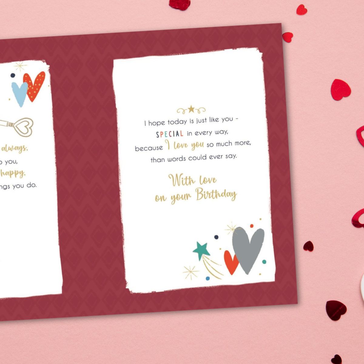 Fiance Birthday Card - Pavillion Hearts