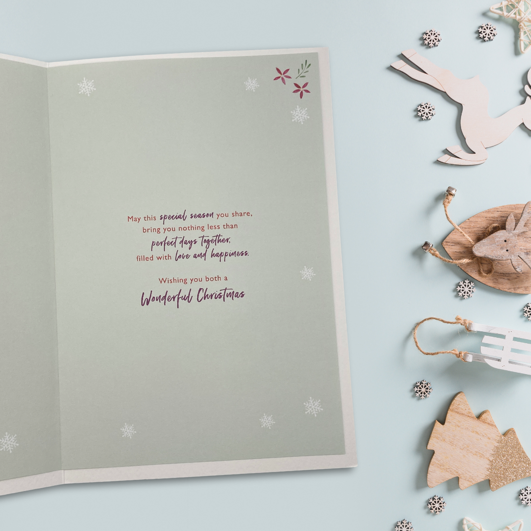 Special Couple Christmas Card - Just For You Tea & Cake