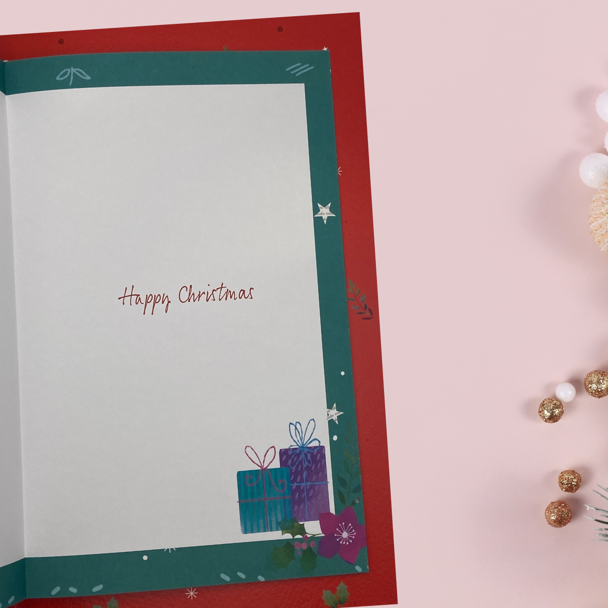 Mum & Dad Large Christmas Card - Most Especially For You