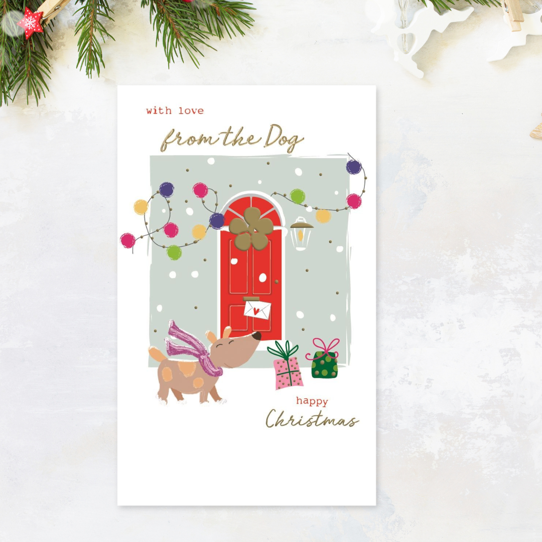 From The Dog Christmas Card - Sabina Front Door & Gifts