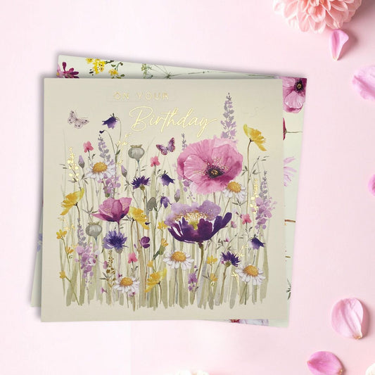 Blooming Birthday Card - On Your Birthday
