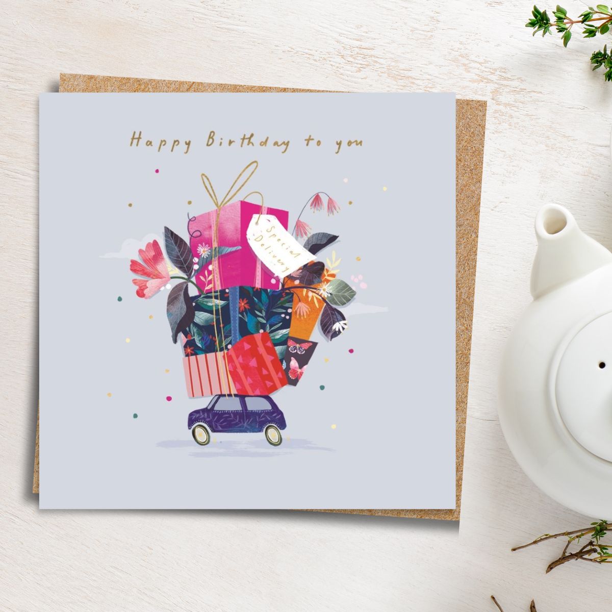 Big World Little Things Birthday Card - Special Delivery