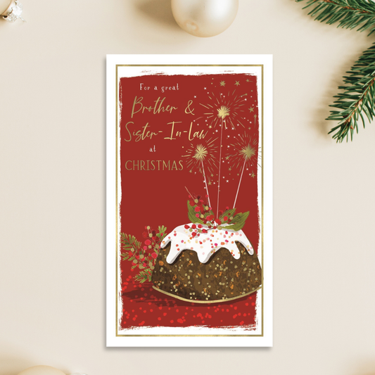 Brother & Sister-In-Law Christmas Card - Skylight