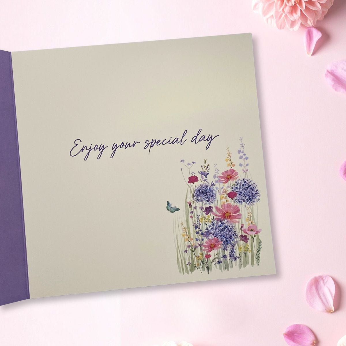 Blooming Birthday Card - Alliums