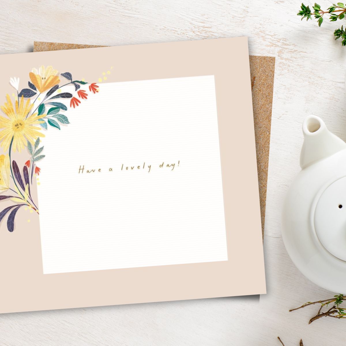 Big World Little Things Birthday Card - Tea-riffic