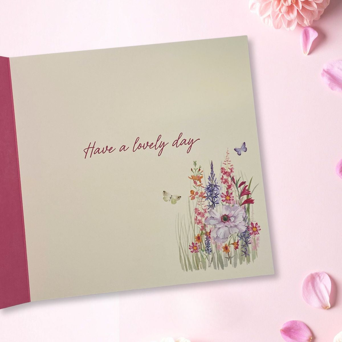 Blooming Birthday Card - Anemone & Flowers