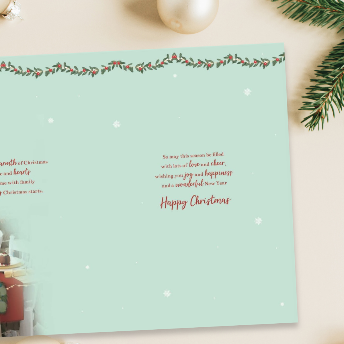 Grandson & Family Christmas Card - Essence
