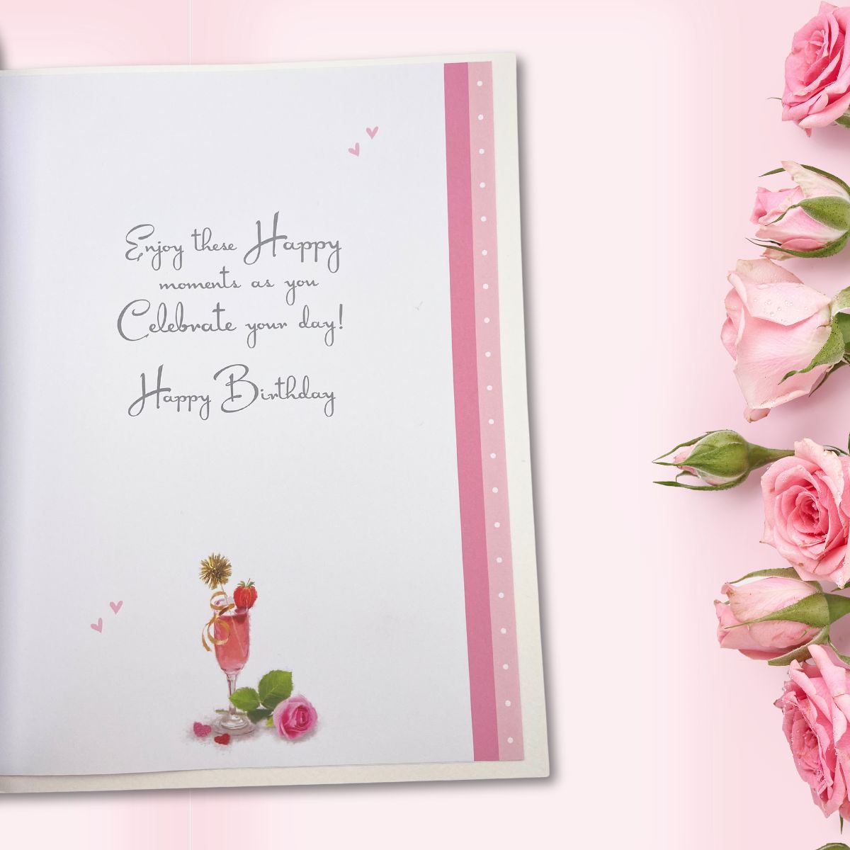 Mum Birthday Card - Large Velvet With Ribbon