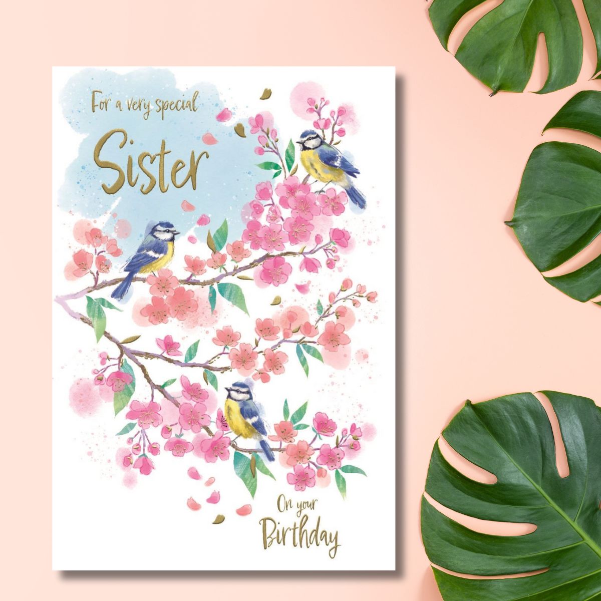 Sister Birthday Card - Awash With Colour