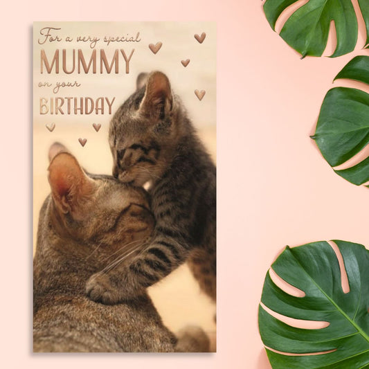 Mummy Birthday Card - Kittens