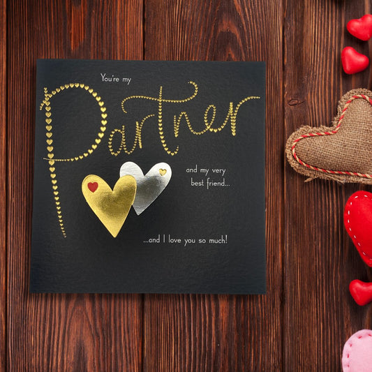 Partner Valentine's Day Large Card - My Best Friend