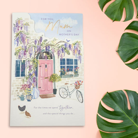 Mum Mother's Day Large Card - 3 Fold Die-Cut