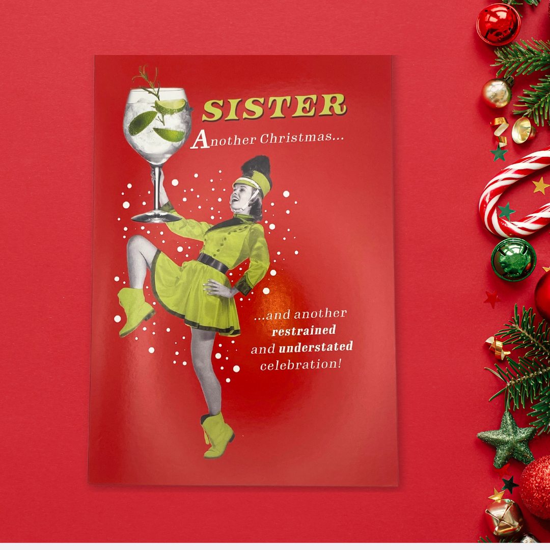 Sister Christmas Card - Busman's Holiday