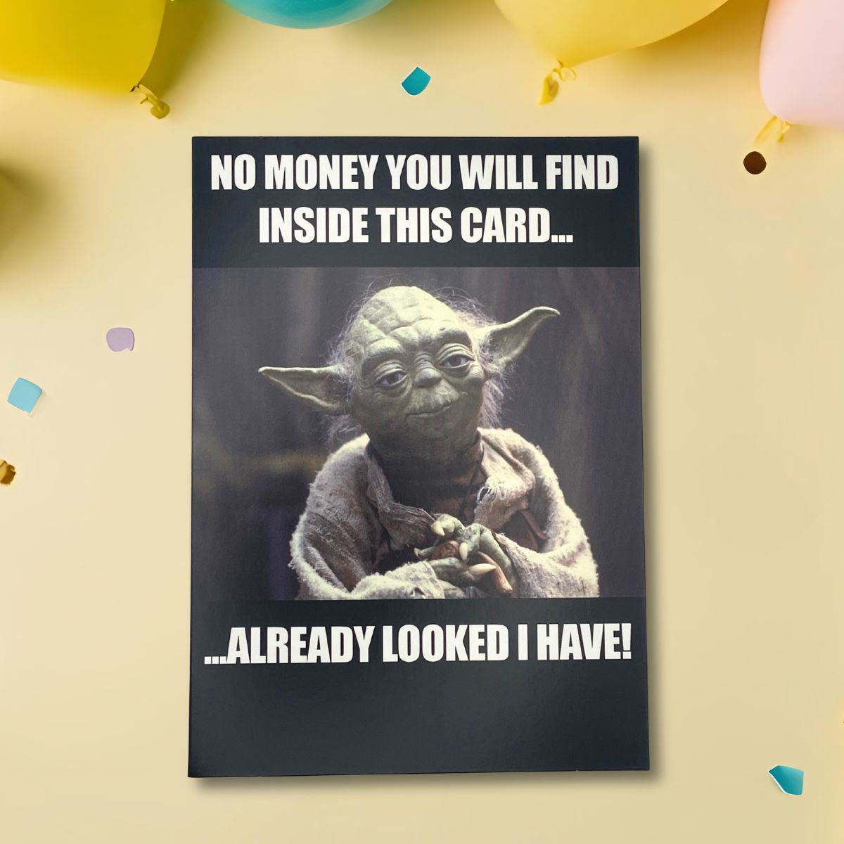 Funny Birthday Card - Memes Star Wars