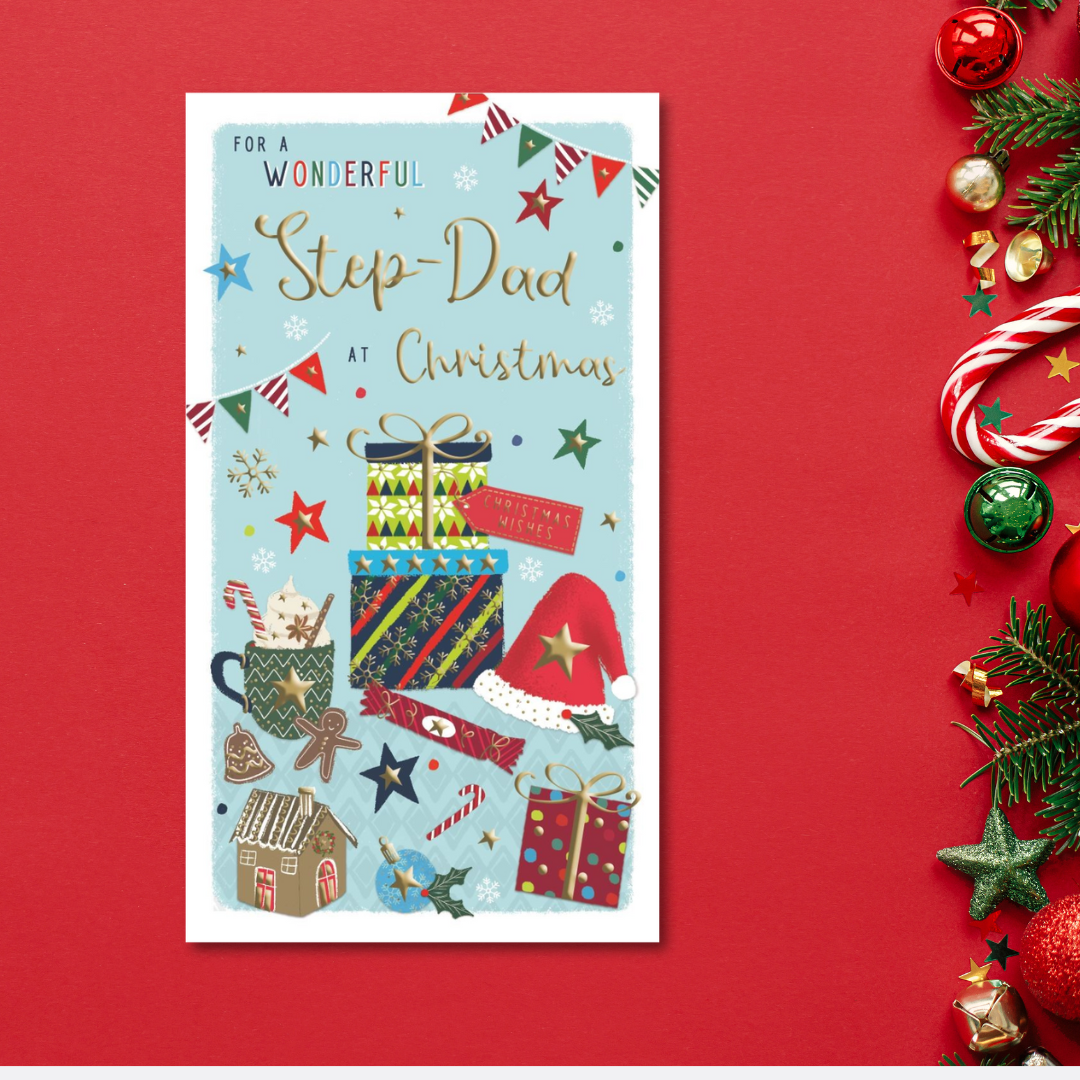 Step-Dad Christmas Card - Pavillion Presents