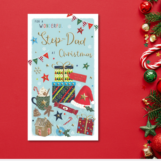 Step-Dad Christmas Card - Pavillion Presents