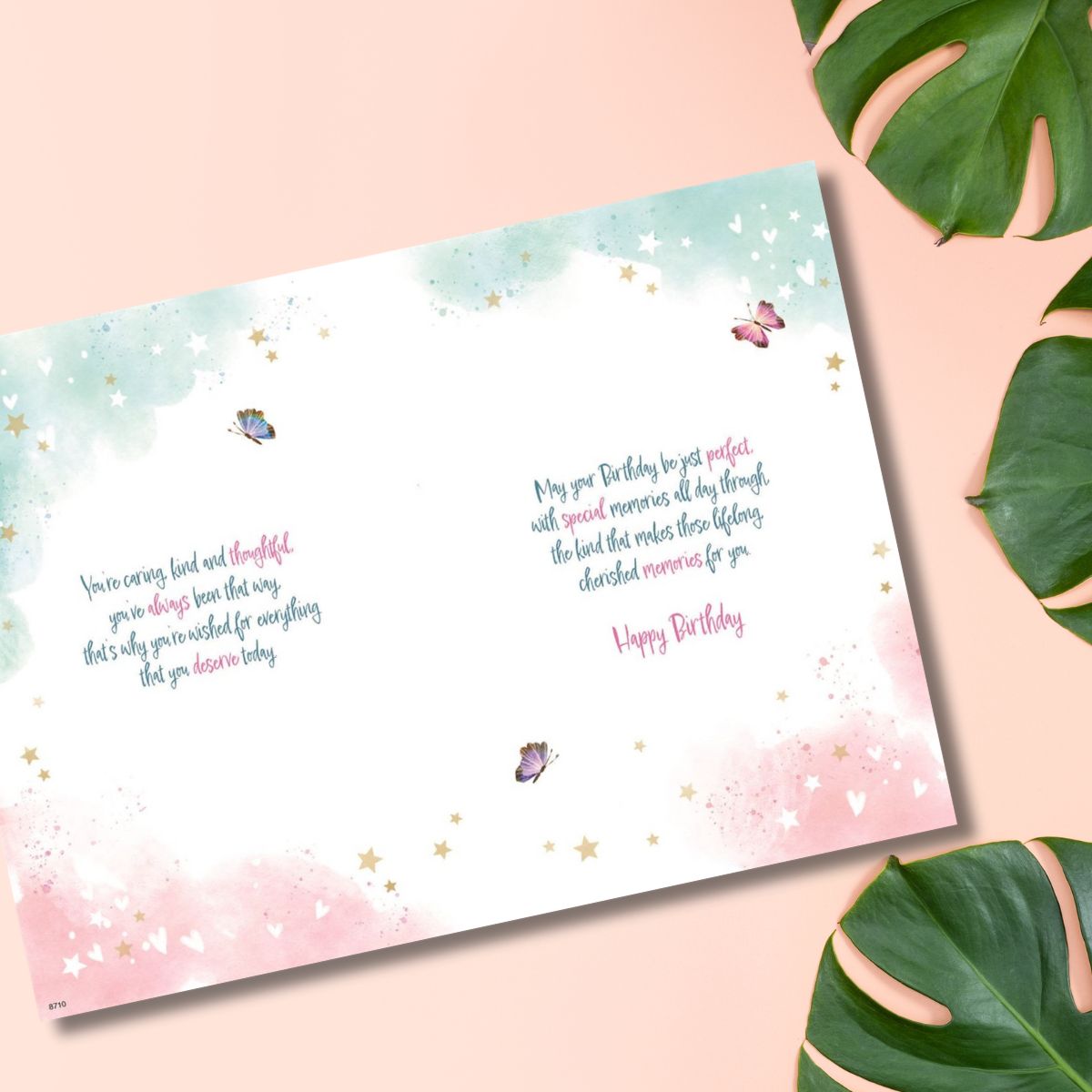 Sister Birthday Card - Awash With Colour