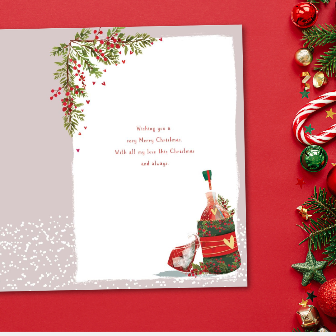 Husband Christmas Card - Skylight Whisky & Ice