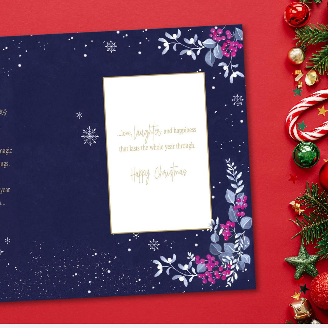 Son & Girlfriend Christmas Card - Just For You Flutes