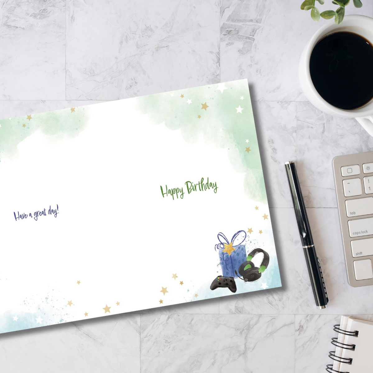 Nephew Birthday Card - Awash With Colour Gifts