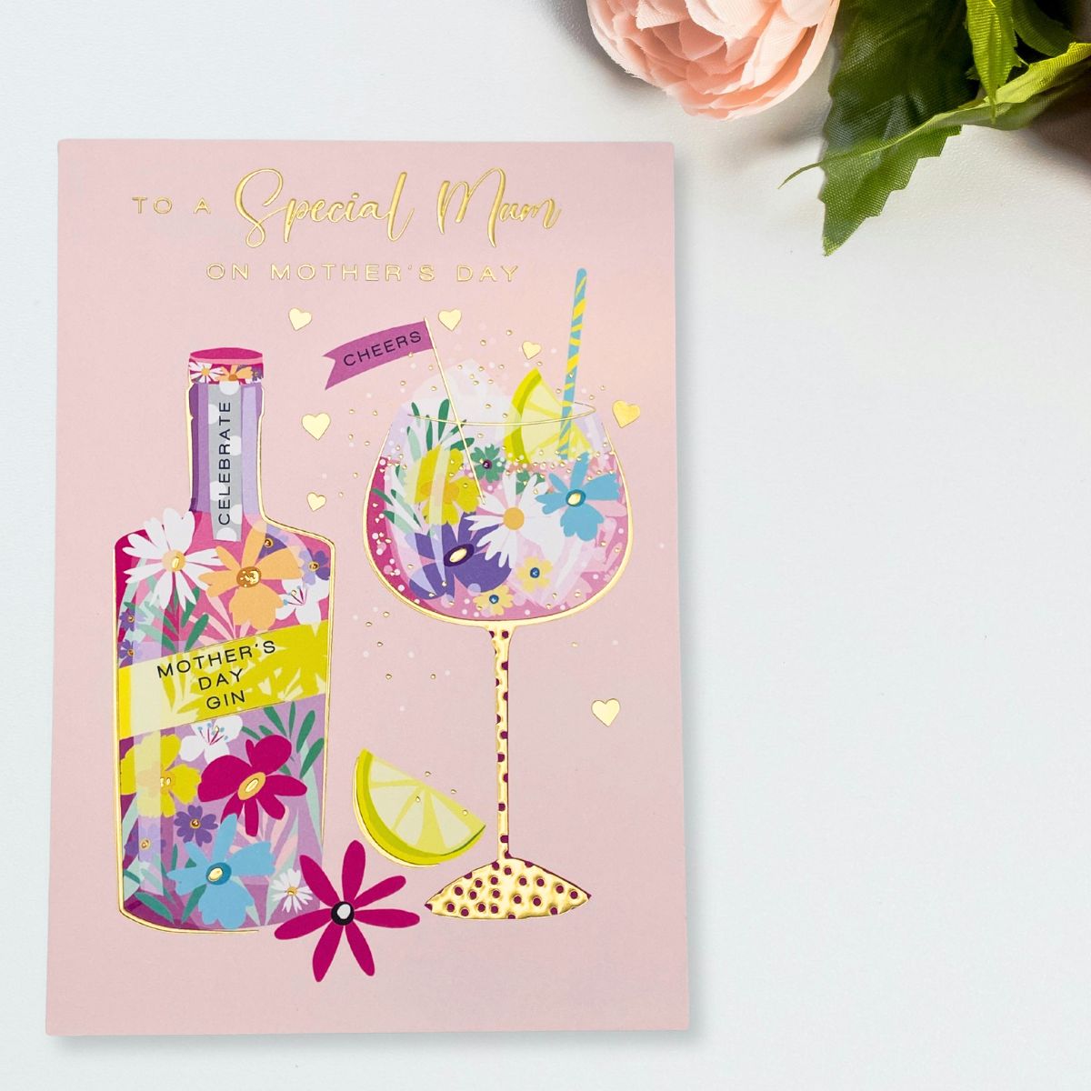 Mum Mother's Day Card - Jasmine Gin Cheers