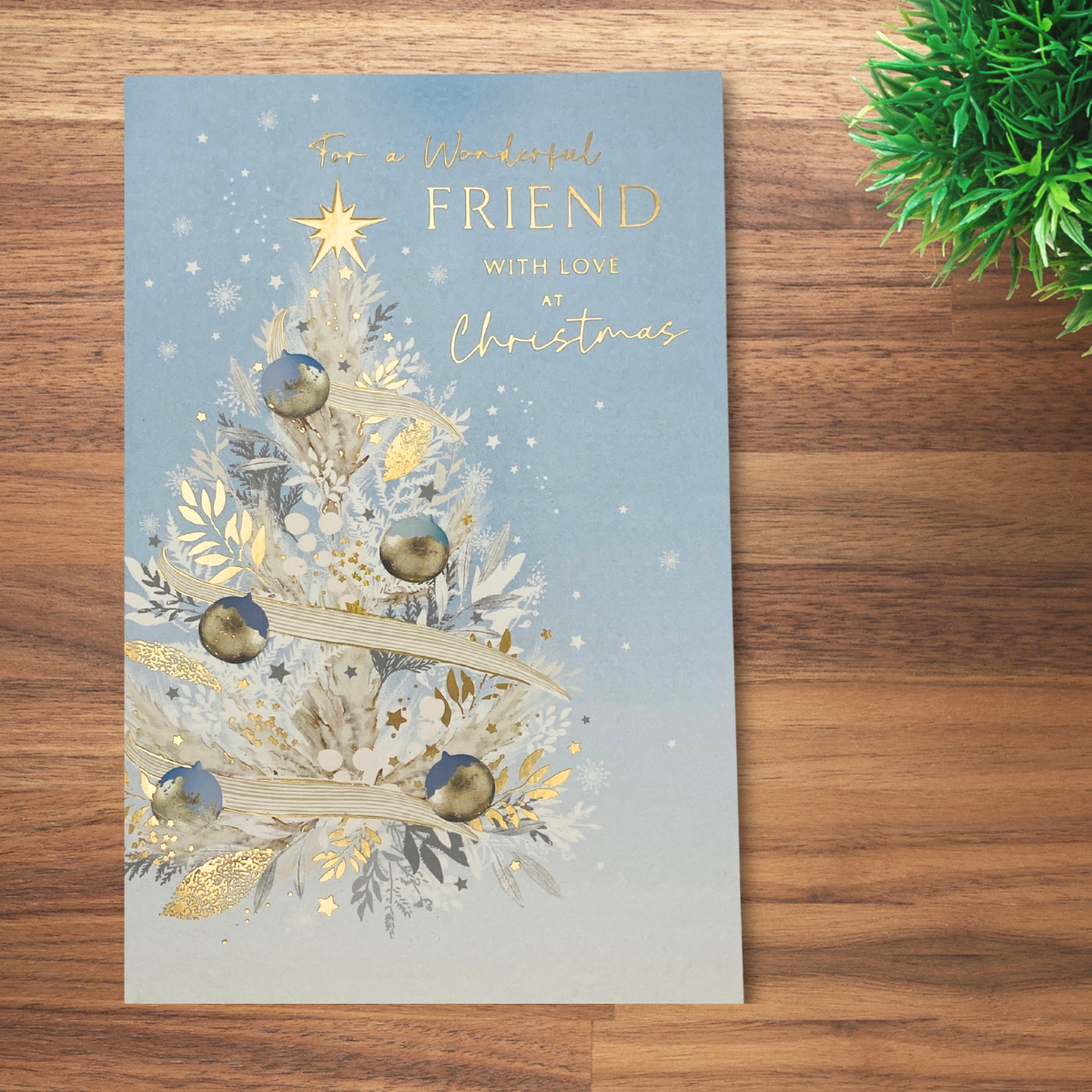 Friend Christmas Card - Wonderful Christmas Tree