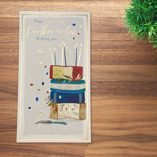 Brother-In-Law Birthday Card - Skylight Cheese & Candles