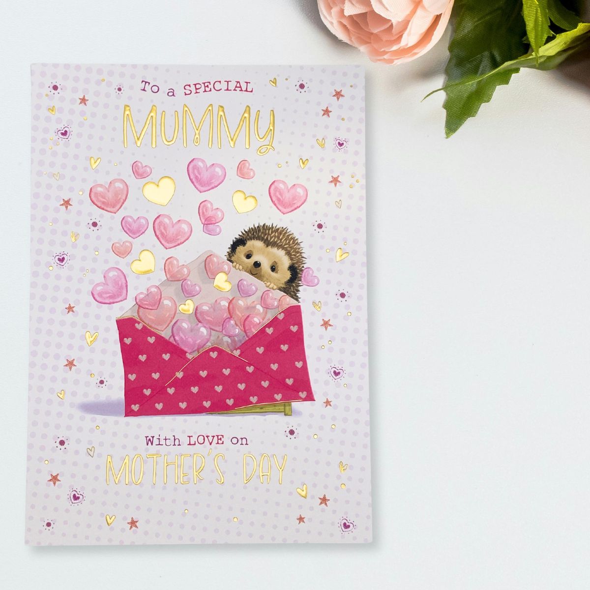 Mummy Mother's Day Card - Hartley Hedgehog