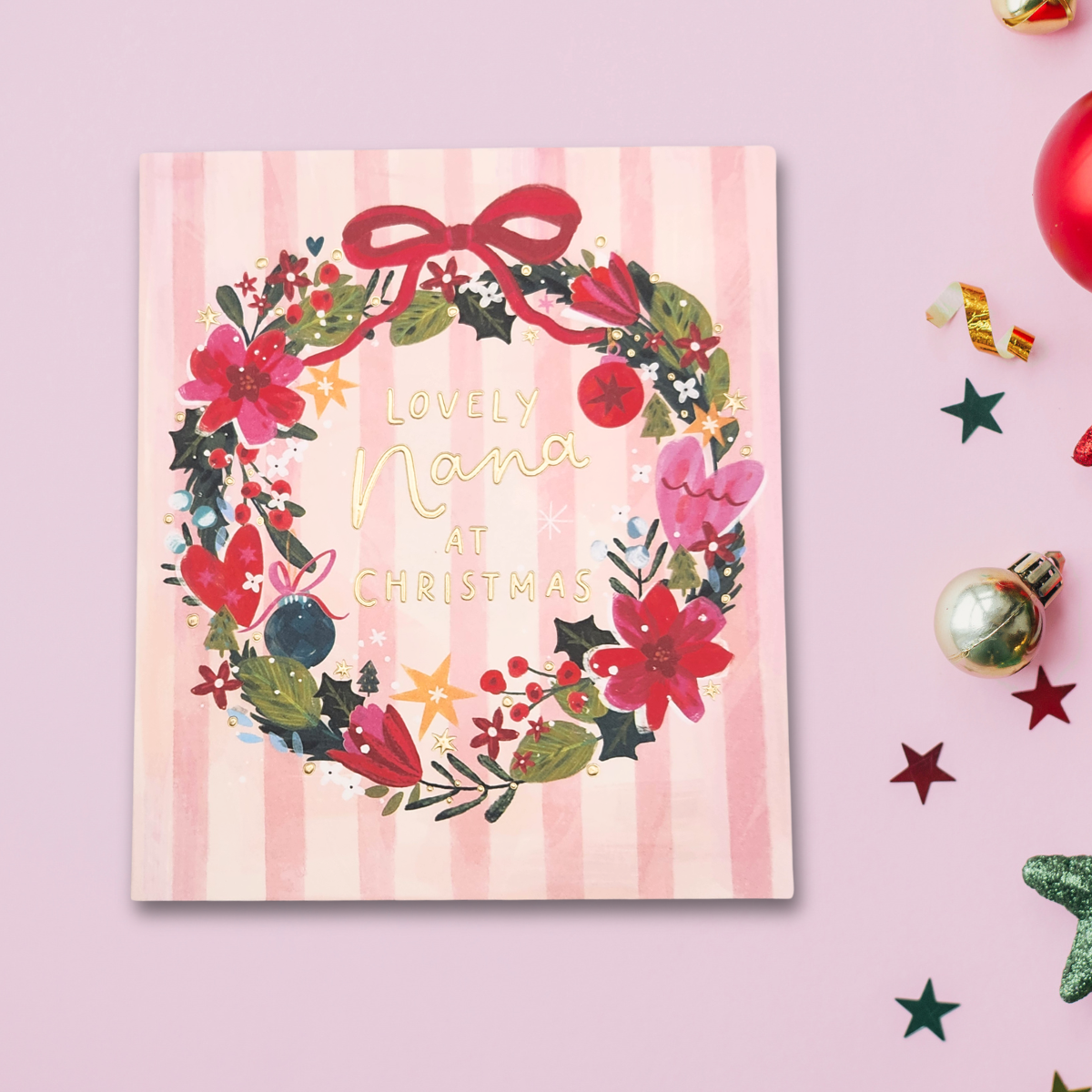 Nana Christmas Card - Deck The Halls
